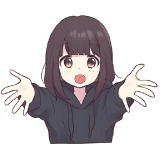 Sticker Куруми-чан 6 @Nyasticks - 4