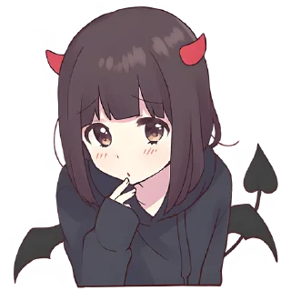 Sticker Куруми-чан 6 @Nyasticks - 3