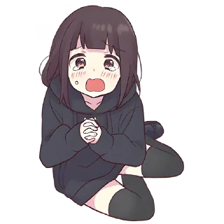 Sticker Куруми-чан 6 @Nyasticks - 1