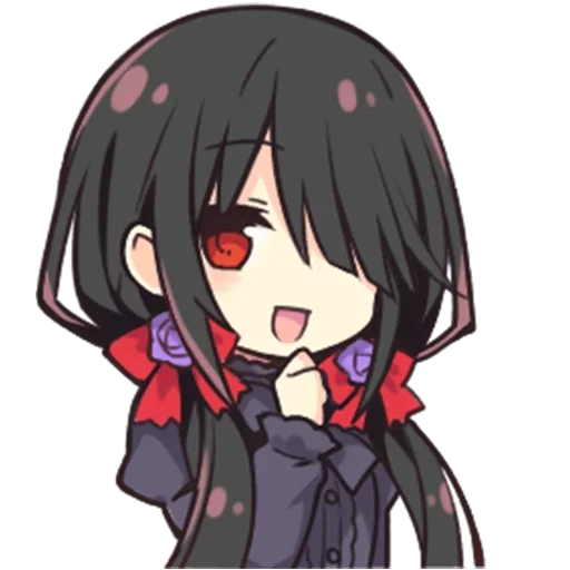 tokisaki kurumi @animestickerchannel - 