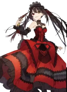 Стикер tokisaki kurumi @animestickerchannel - 4