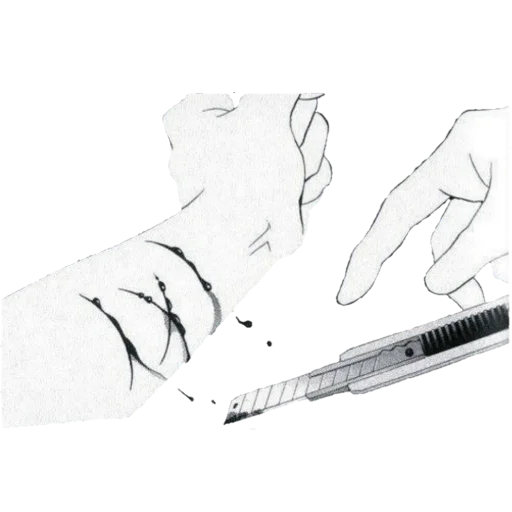 black and white sketch drawing