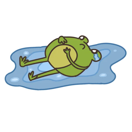 clipart drawing frog