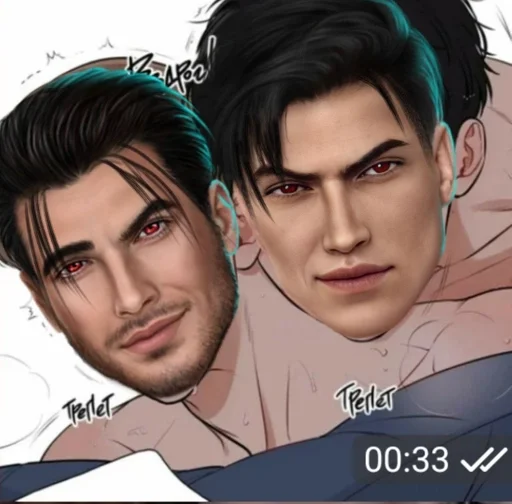 human face anime cartoon