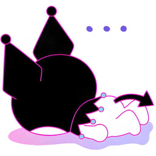 Стикер Kyromi_Nyasticks - 1