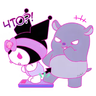 Стикер Куроми @Nyasticks - 2