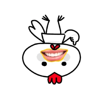 Sticker Курочка загадка😏 - 6