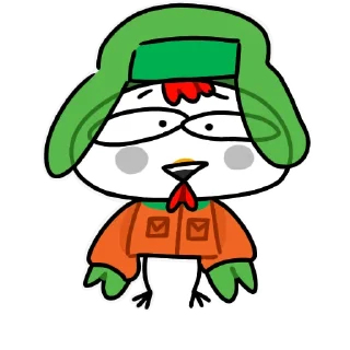 Sticker Курочка загадка😏 - 0