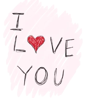 эскиз символ сердце