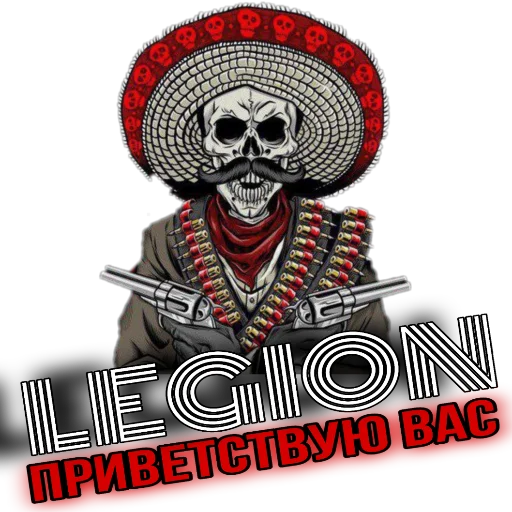 СМС плакат череп