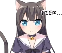 Sticker Tsundere Cat Girl Miyako - 4