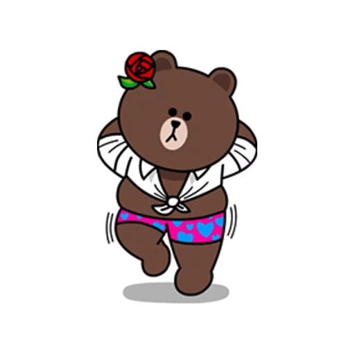 Стикер LINECharactersInLove - 1