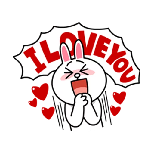 Sticker LINECharactersInLove - 1