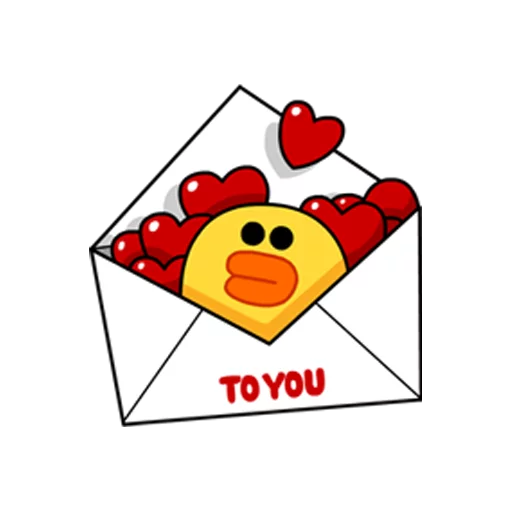 Sticker LINECharactersInLove - 1