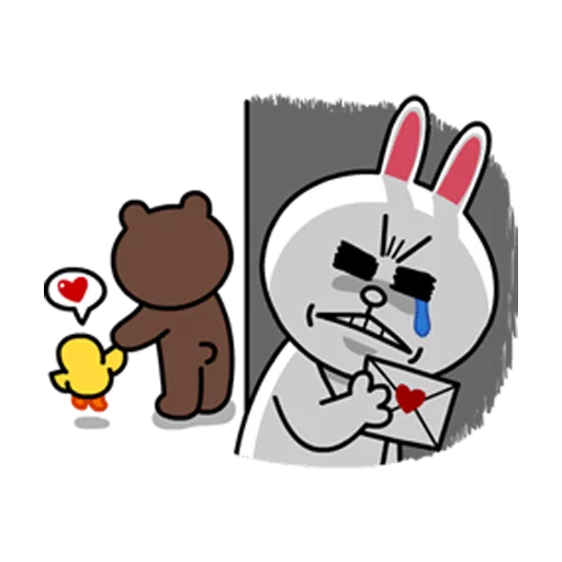 Sticker LINECharactersInLove - 1