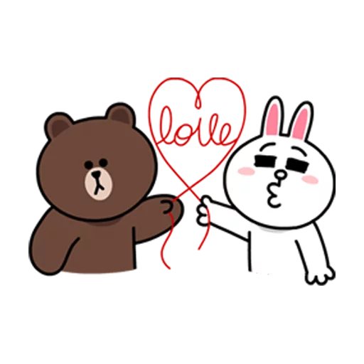 Sticker LINECharactersInLove - 1