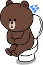 Стикер Brown & Cony :: @line_stickers - 2
