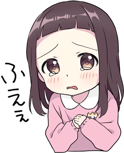 Стикер A little girl Sticker (Menhera-chan Style) :: @line_stickers - 10
