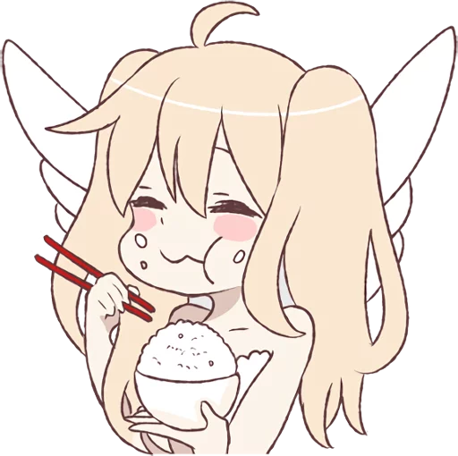 Sticker LINE_An_angel_of_a_girl - 1