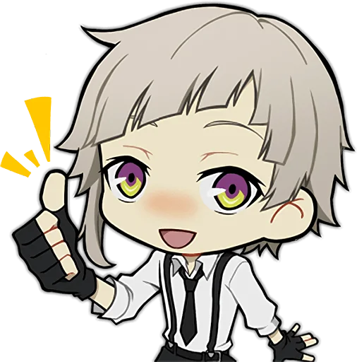 Стикер Bungo Stray Dogs Mayoi Inu Kaikitan :: @line_stickers - 4