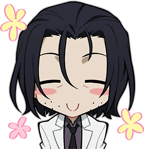 Стикер Bungo Stray Dogs Mayoi Inu Kaikitan :: @line_stickers - 1