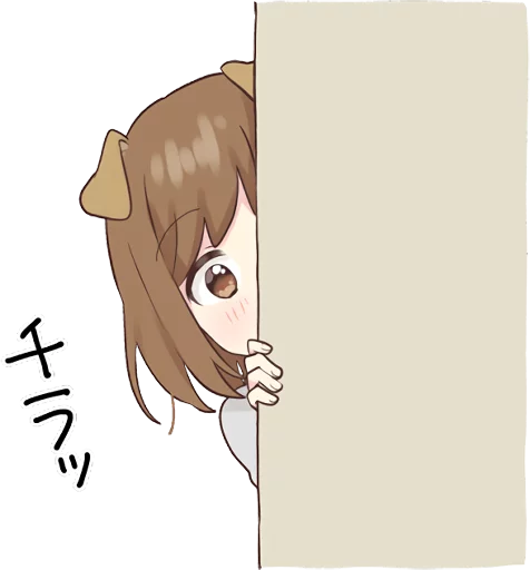 Dog girls sticker :: @line_stickers - 