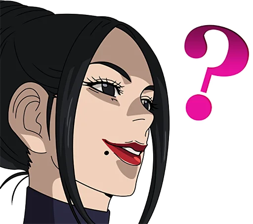 anime illustration human face