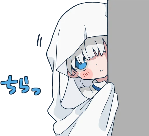 Стикер Ghost and black cat :: @line_stickers - 11