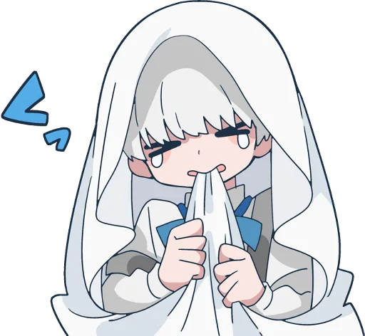 Стикер Ghost and black cat :: @line_stickers - 7