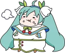 Стикер Hatsune Miku SNOW MIKU Collection :: @line_stickers - 7