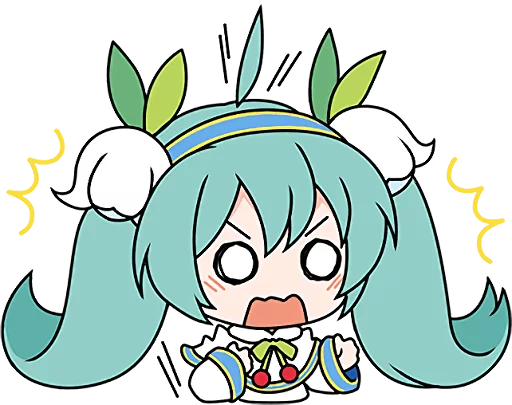 Sticker LINE_Hatsune_Miku_SNOW - 1