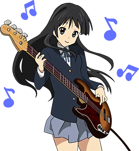 аниме гитара музыкальный инструмент