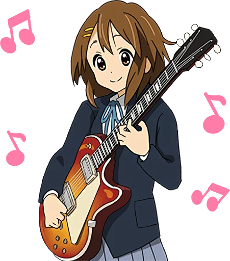 musical instrument cartoon anime