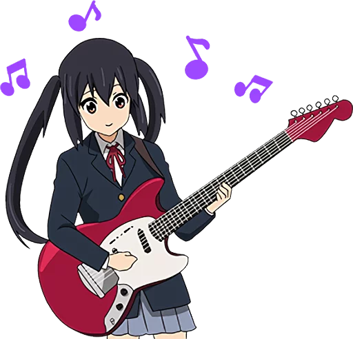 anime musical instrument cartoon