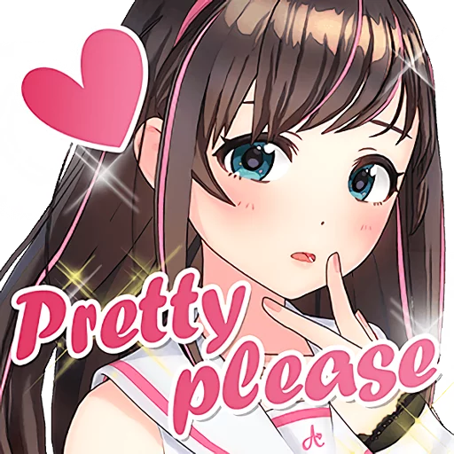 Sticker LINE_Kizuna_AI_ENG - 1