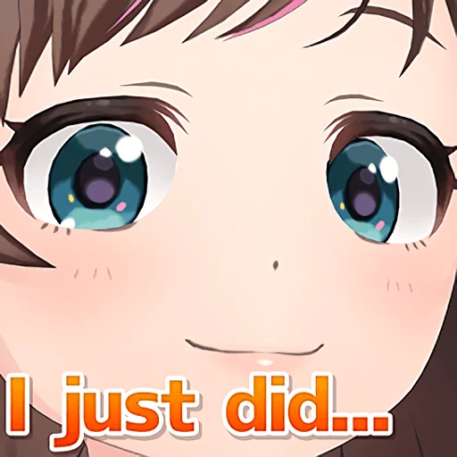 Sticker LINE_Kizuna_AI_ENG - 1