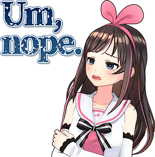 Sticker LINE_Kizuna_AI_ENG - 1