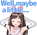 Стикер Kizuna AI Stickers :: @line_stickers - 5