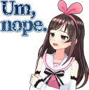 Стикер Kizuna AI Stickers :: @line_stickers - 0