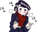 Стикер Komi-san wa, Komyushou desu :: @line_stickers - 11
