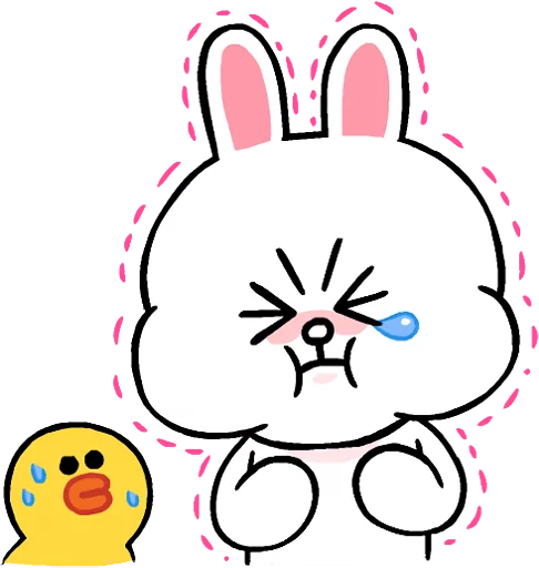 Стикер LINE_LINEChars_CuteAndSoft - 1