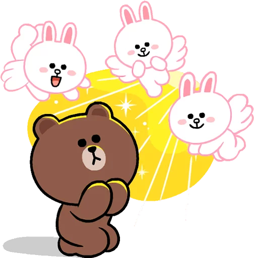 Стикер LINE_LINEChars_CuteAndSoft - 1