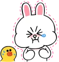 Стикер LINE Characters: Cute and Soft :: @line_stickers - 3