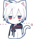 Mafumafu Sticker (cat) :: @line_stickers - иллюстрация