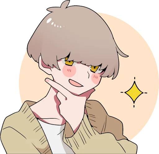 anime human face illustration