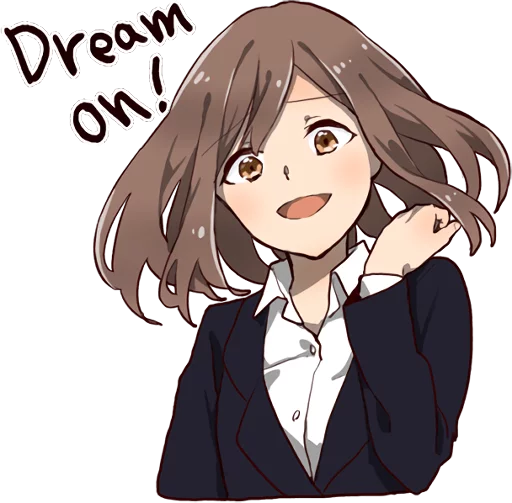 anime cartoon human face