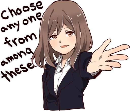 anime cartoon human face