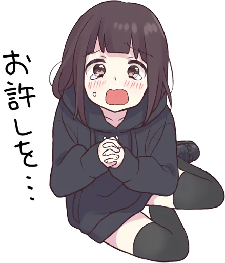Стикер Menhera-chan. 3 :: @line_stickers - 6