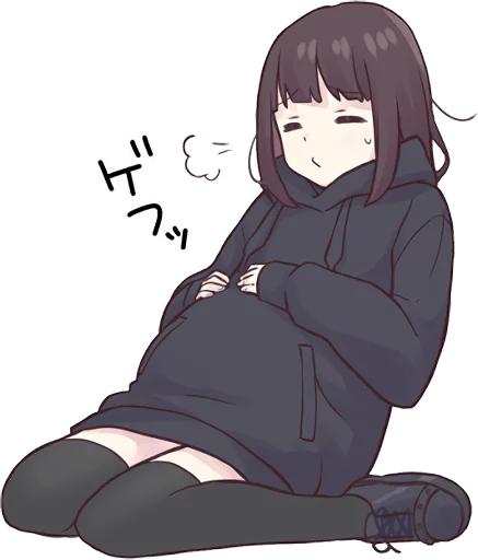 Стикер Menhera-chan. 3 :: @line_stickers - 2