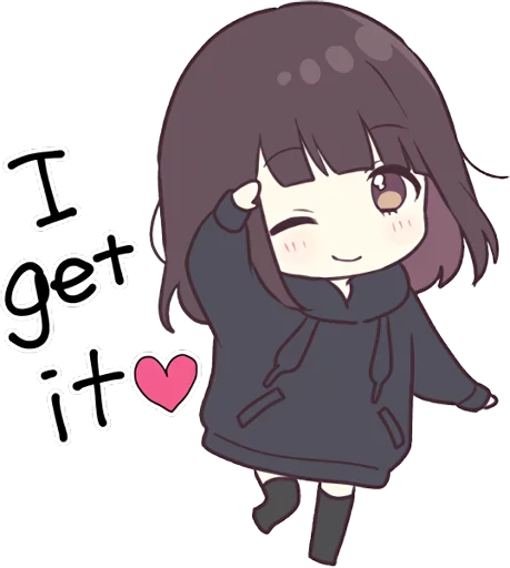 Sticker Menhera-chan. SD ENG :: @line_stickers - 10